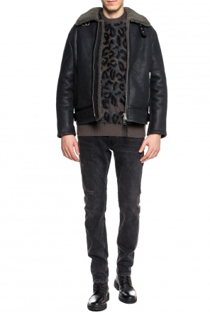 'apex' leopard print sweater, zdjęcie 2 'apex' leopard print sweater od AllSaints